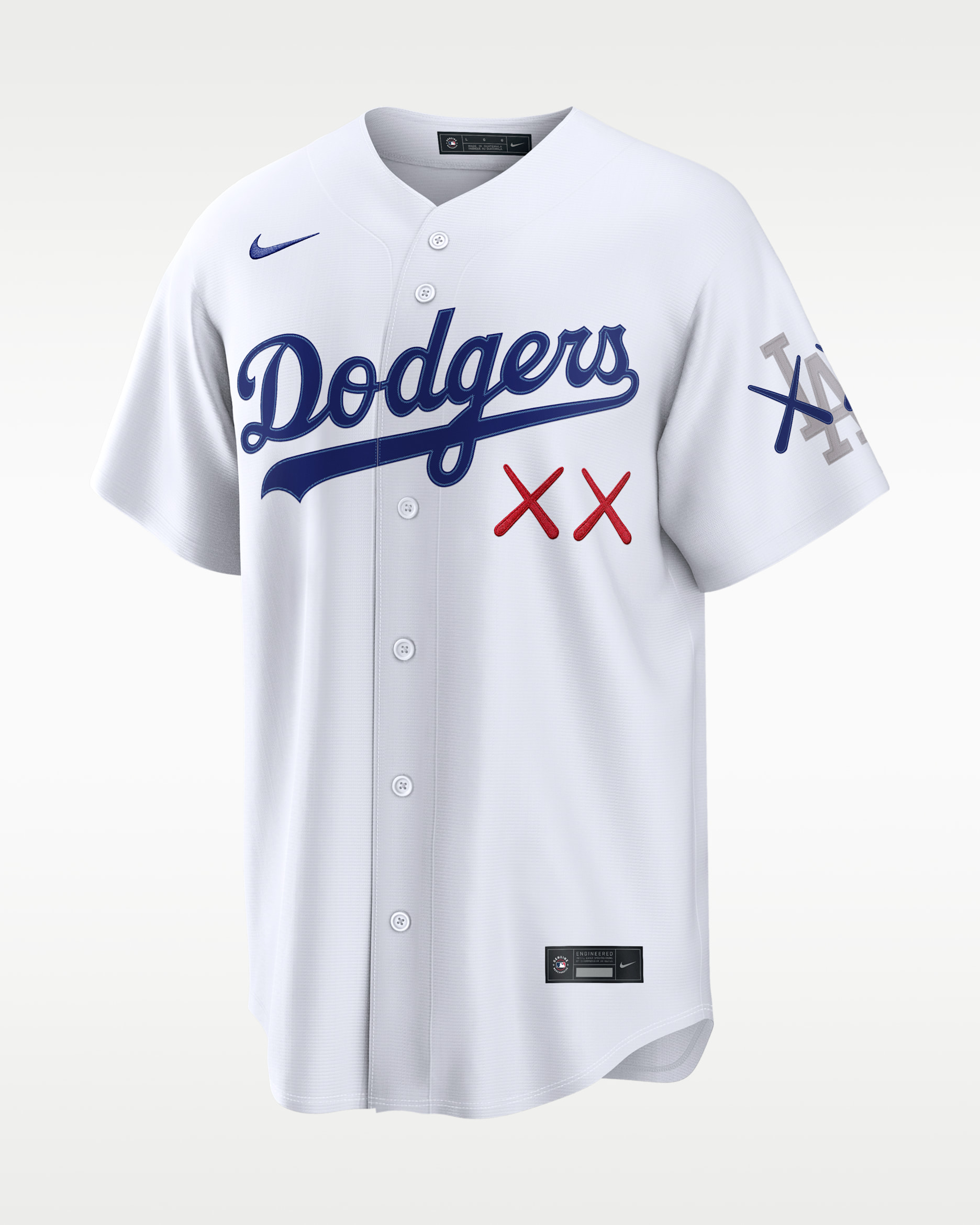 Los Angeles Dodgers Men's Nike x KAWS MLB Stadium Jersey. Nike.com
